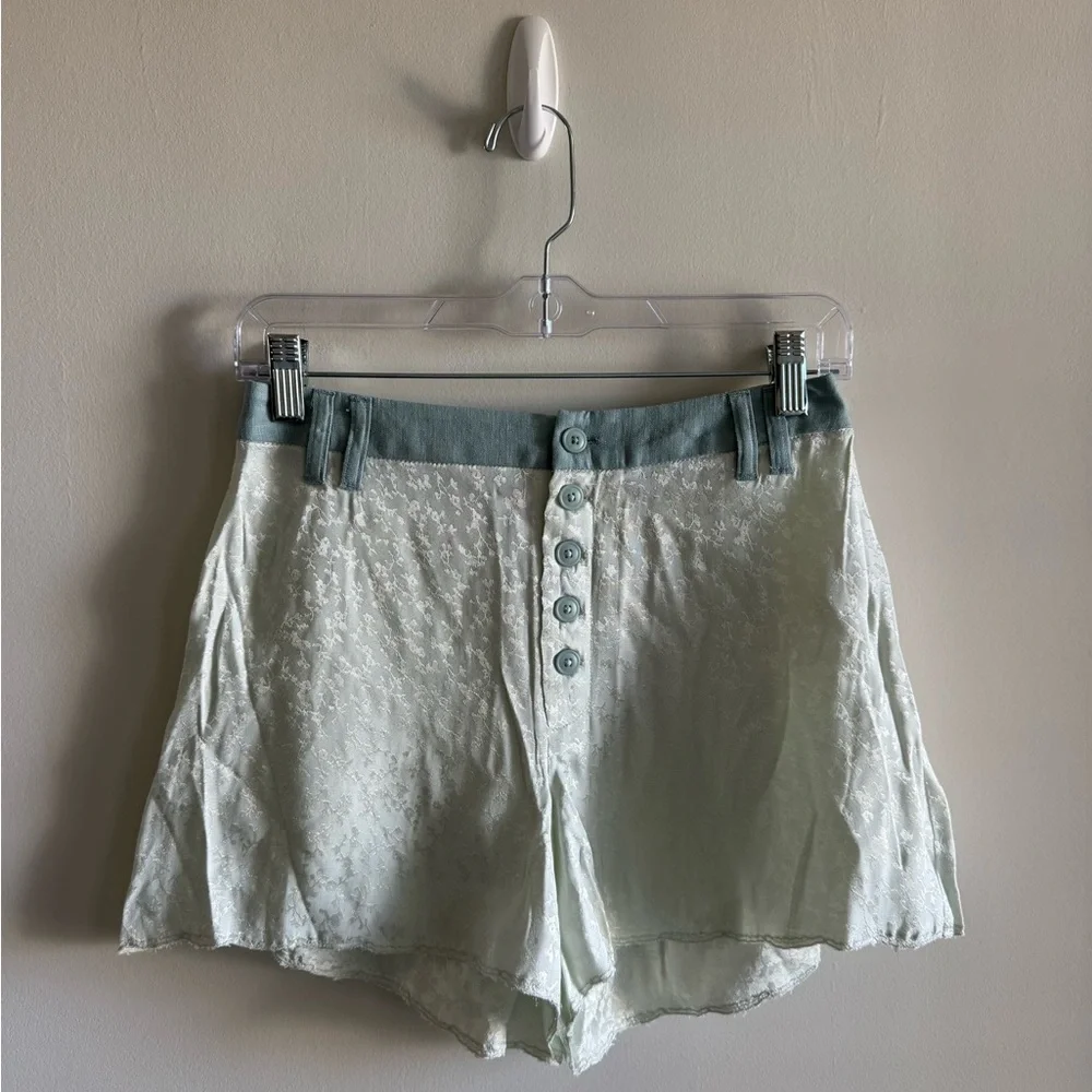NWOT Free People Claudia Tap Shorts-Waterlily Combo